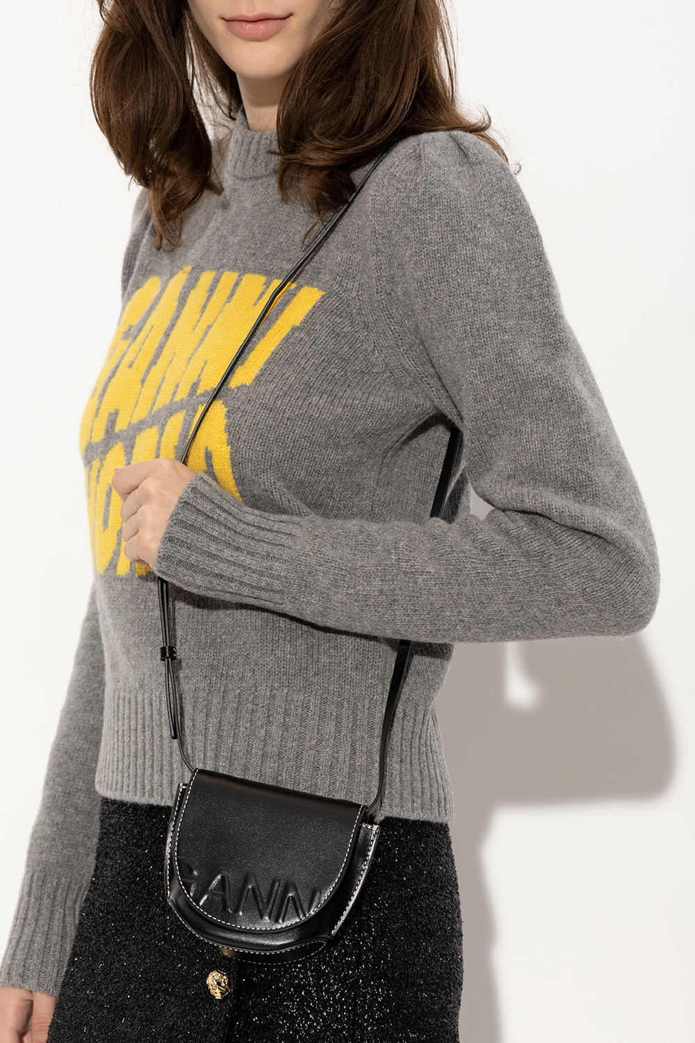 ☆送料・関税込☆GANNI★BANNER NANO ショルダーバッグ★ ☆韓国の人気☆【GANNI】☆BANNER NANO ショルダーバッグ☆